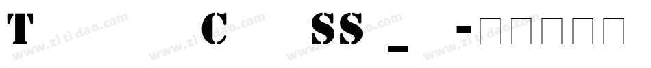 Template Caps SSi_mi字体转换